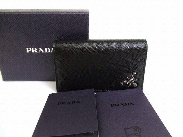 楽天市場】PRADA プラダ カードケース 名刺入れ SAFFIANO 型押しレザー