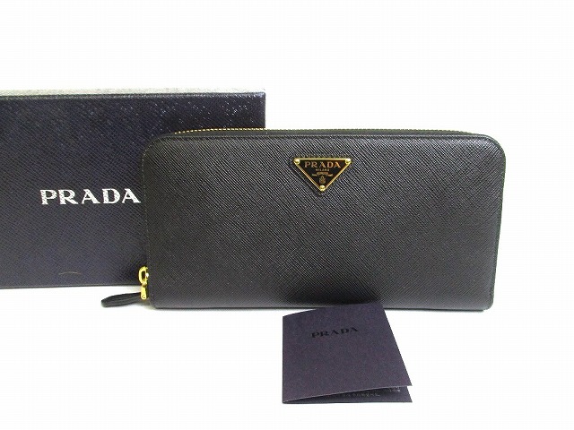 楽天市場】【未使用品】 プラダ 長財布 二つ折り財布 サフィアーノ
