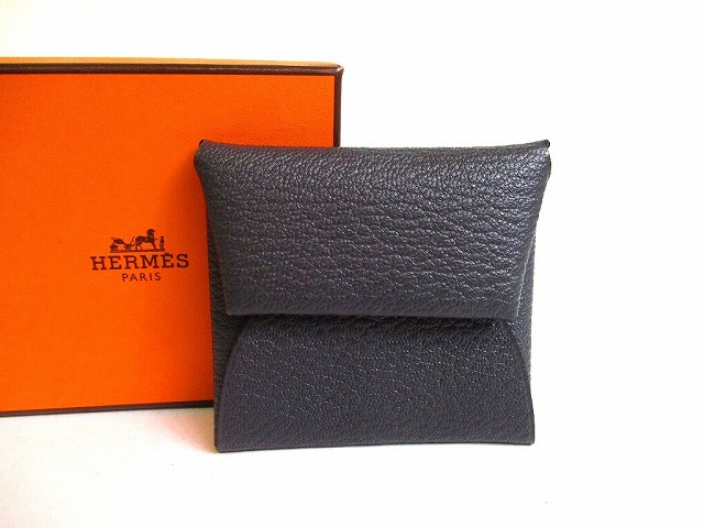 【未当て嵌める庫入れ品】 エルメス HERMES バスティア ヴェルソ シェブルミゾル 釣り銭入れ コインケース 鋳貨金入れ メンズ レディース グリミスティ 【中古】