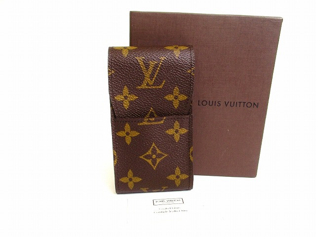 【未当て嵌める蔵置き品】 ルイヴィトン LOUIS VUITTON モノグラム 紙巻きタバコ入れもの 紙巻きタバコ入れもの エテュイ 紙巻きタバコ メンズ レディース 【中古】