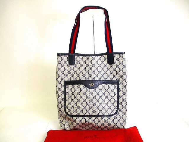 【新品負けず劣らず】グッチ GUCCI GG スプリームキャンバス 年寄りのグッチ トートバッグ 買い出し御徒面子 メンズ レディース 米国海軍 【中古】