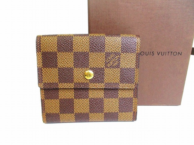 【未使用保管品】 ルイヴィトン LOUIS VUITTON ダミエ ポルトモネ ビエ カルトクレディ 2つ折り 財布 コンパクト財布 メンズ レディース 【中古】｜東京のブランドショップ