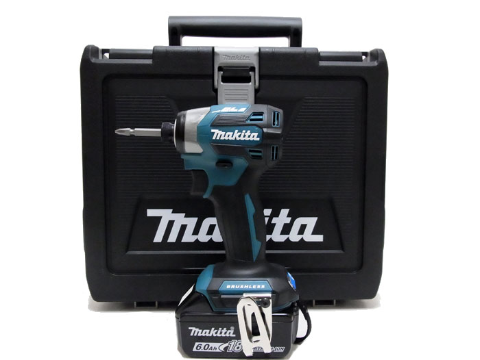 【送料・代引き手数料無料】 【未使用 新品】 【数量限定大特価♪】 マキタ makita 充電式インパクトドライバ TD173DRGX ブルー リチウムイオンバッテリ 18V 6.0Ah セット品 バッテリ2個・充電器付き|brandshop urukau