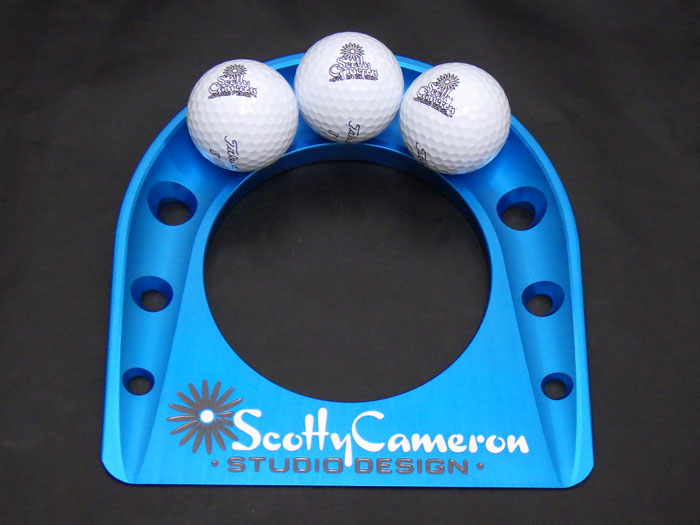 【送料・代引き手数料無料】 【未使用 S品】【激レア品♪】 SCOTTY CAMERON スコッティキャメロン シーガーデン Sea Garden パッティングカップキット Putting Cup Kit ボール3個付き ハワイアンブルー