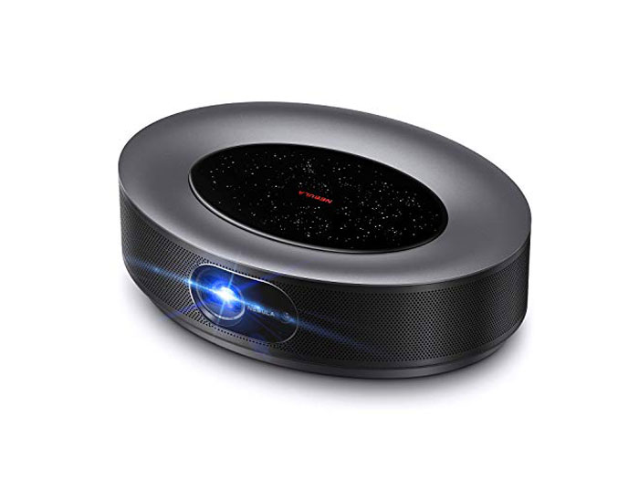 【貨物輸送・代引っ張ること委員会無料】 【中古】【美品】 Anker Nebula Cosmos Max D2150512 かっこ良い映写機 4K UHD 3Dオーディオ相応う 1500ANSIlm