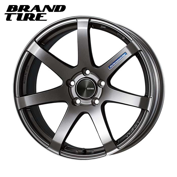 Enkei エンケイ Pf07 10 5j 18インチ 5疵瑕 Pcd 114 15 暗然たる銀灰色 車輪剞けつ 1許入り前 Pghintheround Com