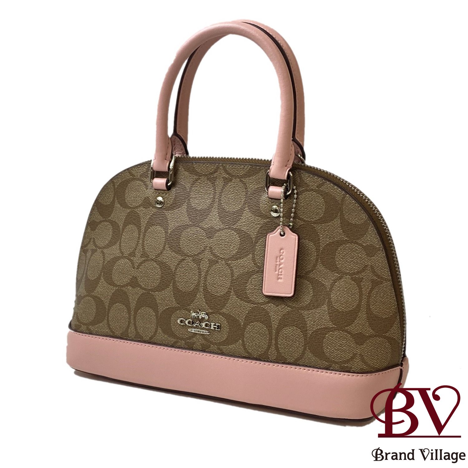 楽天市場】【バッグ】COACH コーチ ミニシエラ サッチェル ローズ