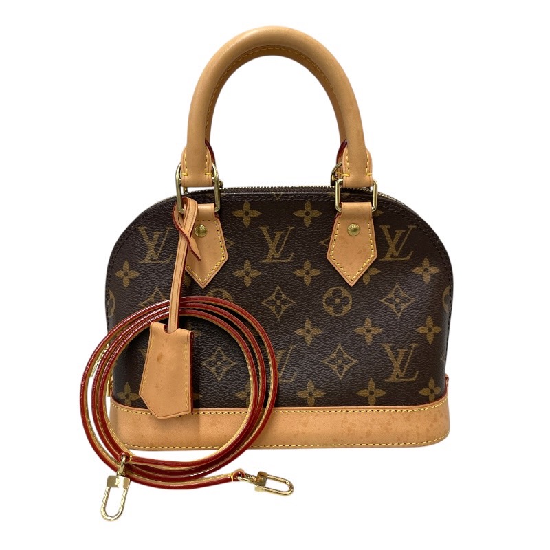 Louis Vuitton モノグラムハンドバッグ　アルマ　ショルダーストラップ アルマBB ストラップ付き M53152