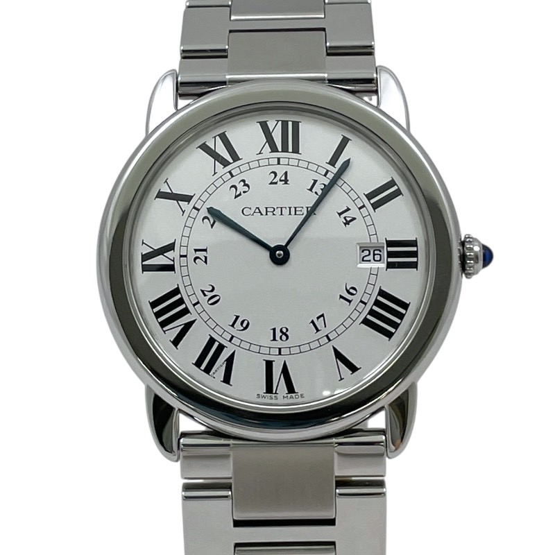 カルティエ CARTIER W6701005 ロンドソロ LM クォーツ メンズ 楽天市場】カルティエ CARTIER W6701005 ロンドソロ LM デイト