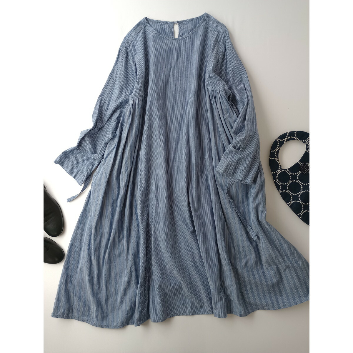 美品 マーガレットハウエル 23AW WASHED COTTON SATIN MARGARET HOWELL（マーガレットハウエル）の「WASHED COTTON SATIN