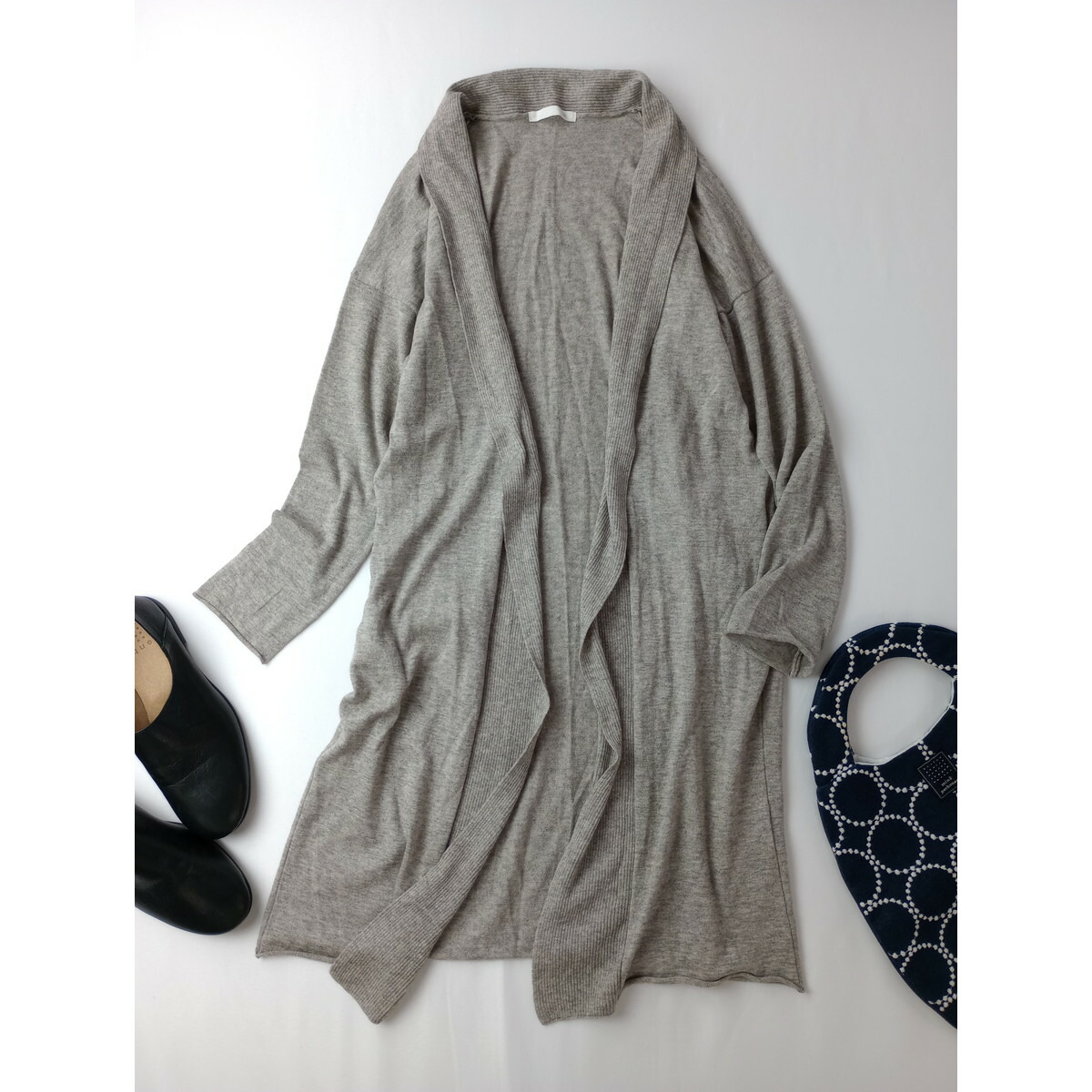 極美品 洗える エヴァムエヴァ ノーカラー コットンシルクカーディガン グレー 楽天市場】【10％OFFクーポン＼全品対象／】12/13(土)18:00～12/19