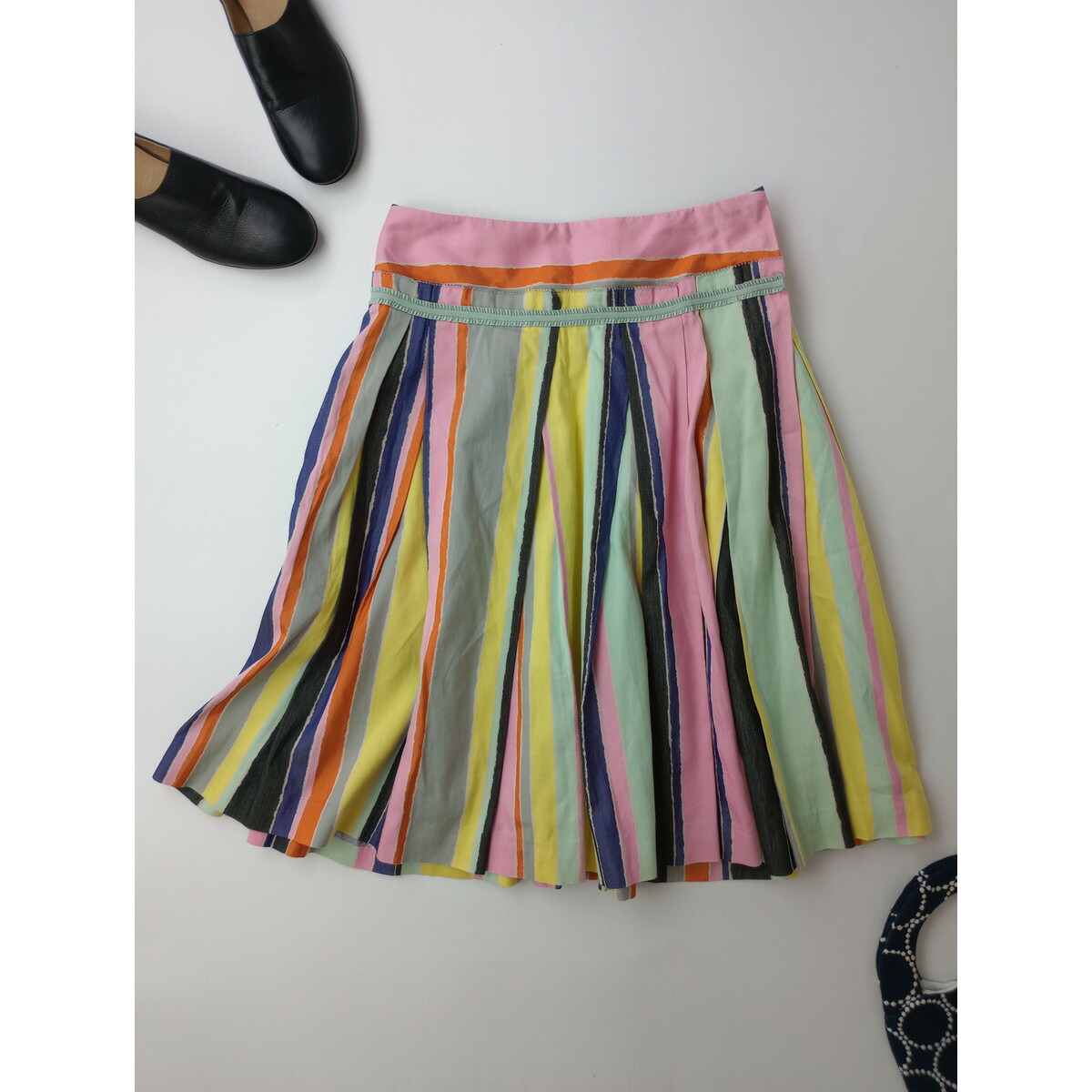 ミナペルホネン　サイズ36 quartet 刺繍　スカート ミナペルホネン サイズ36 quartet 刺繍 スカート ミナペルホネン