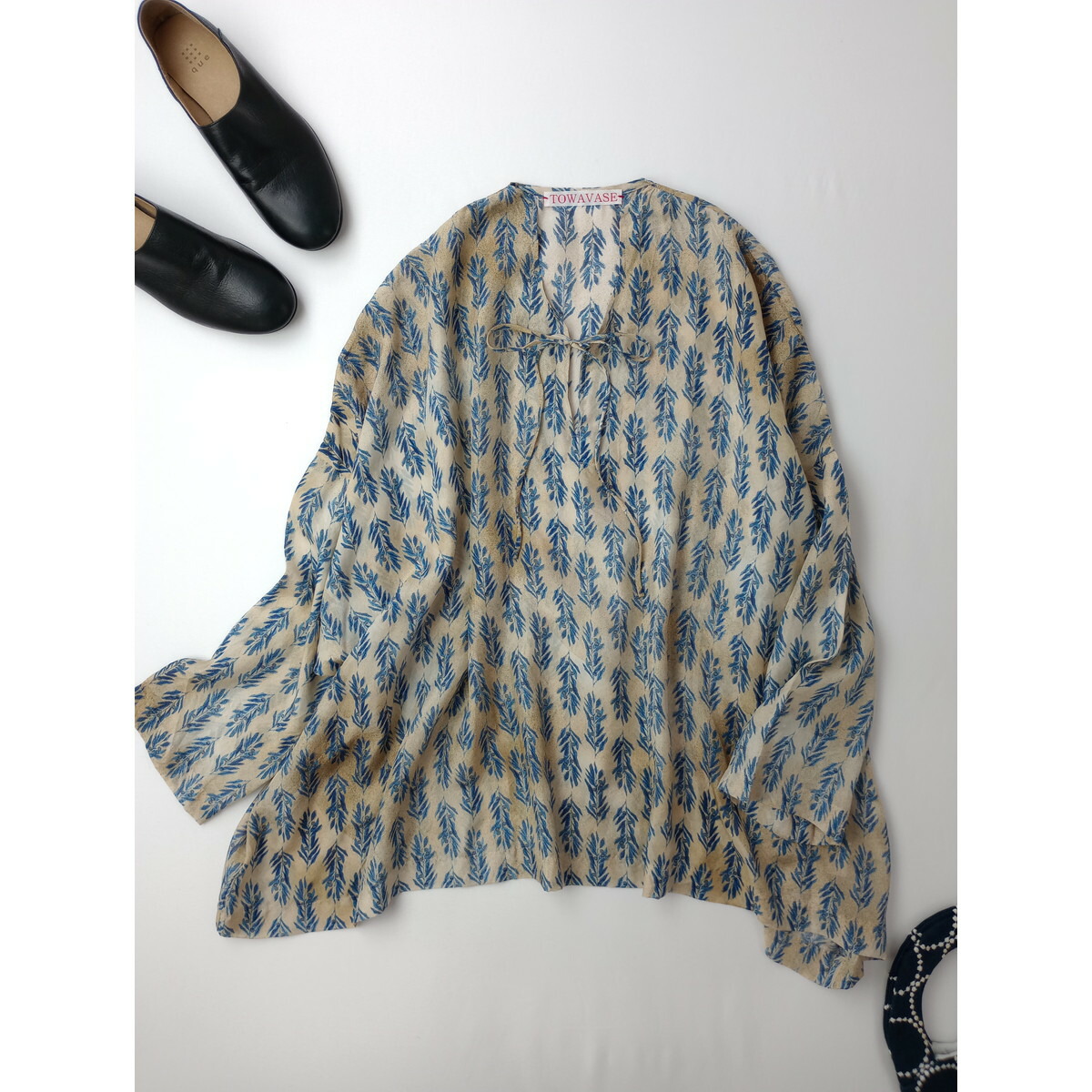 楽天市場】TOWAVASE トワヴァーズ Sashiko ブラウス トップス 刺し子