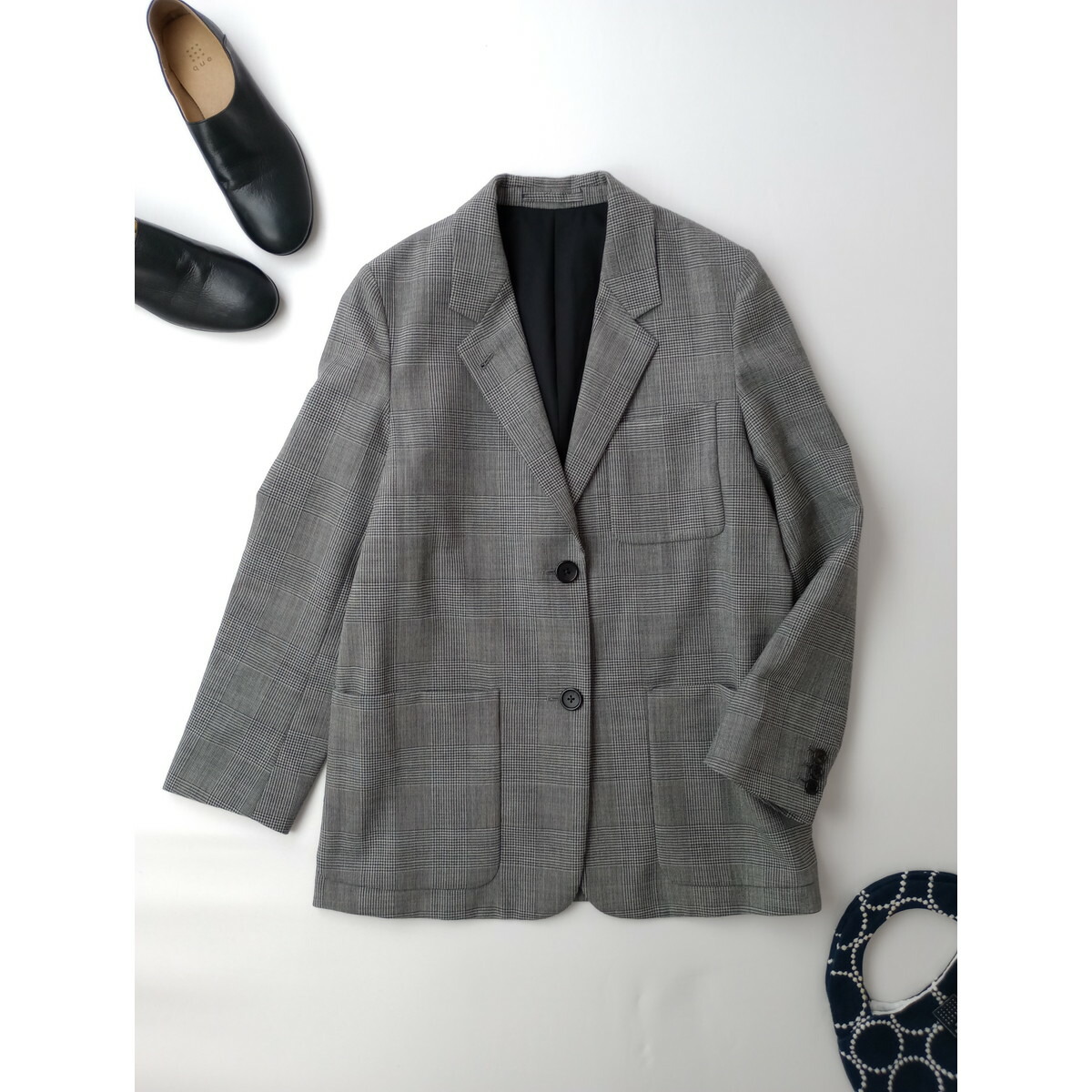 美品 マーガレットハウエル フォックスブラザーズ フランネル ダブルジャケットM ヴィンテージ 通販メンズ - マーガレットハウエル × フォックス