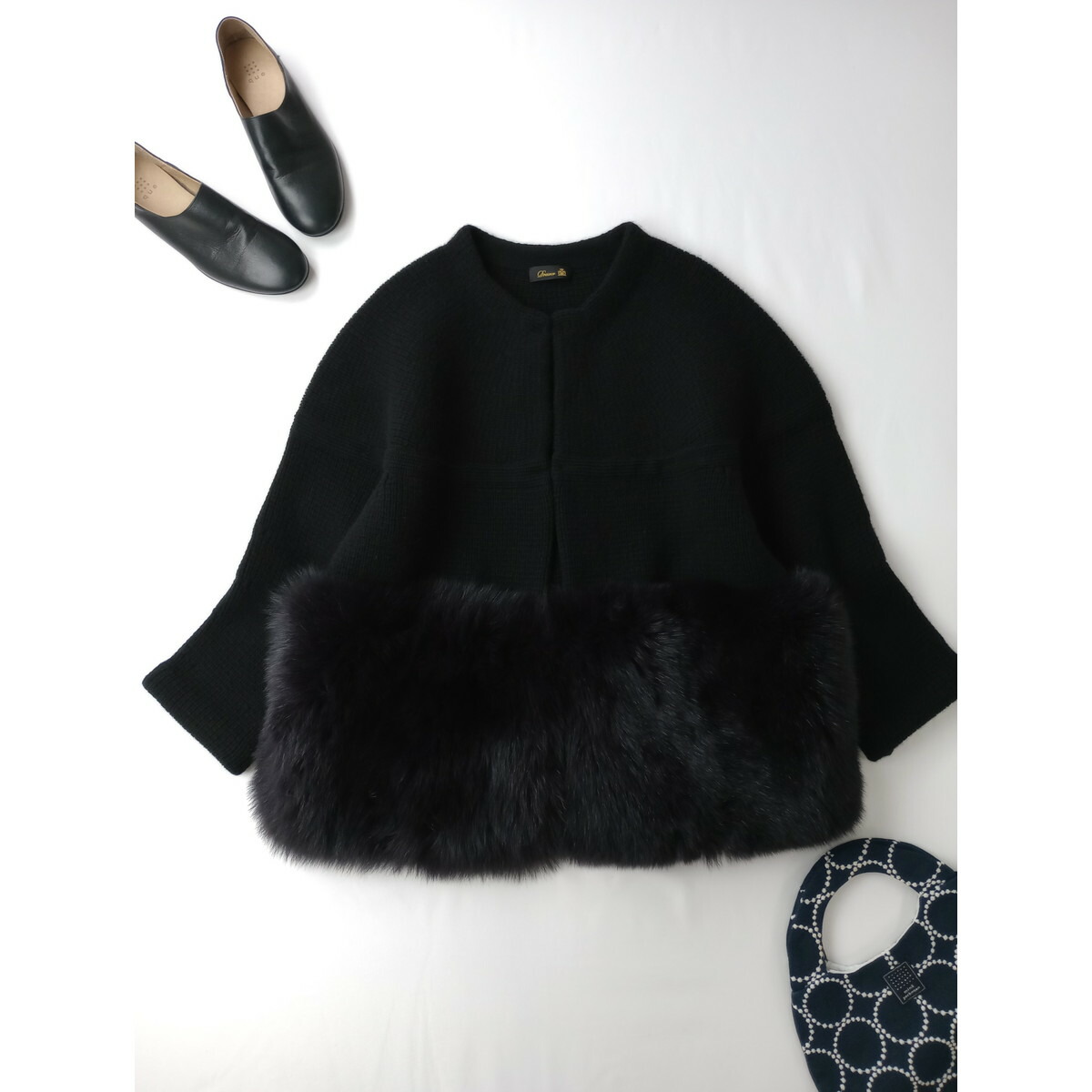 楽天市場】DRAWER ドゥロワーウール カシミヤ アラン FOX フォックス