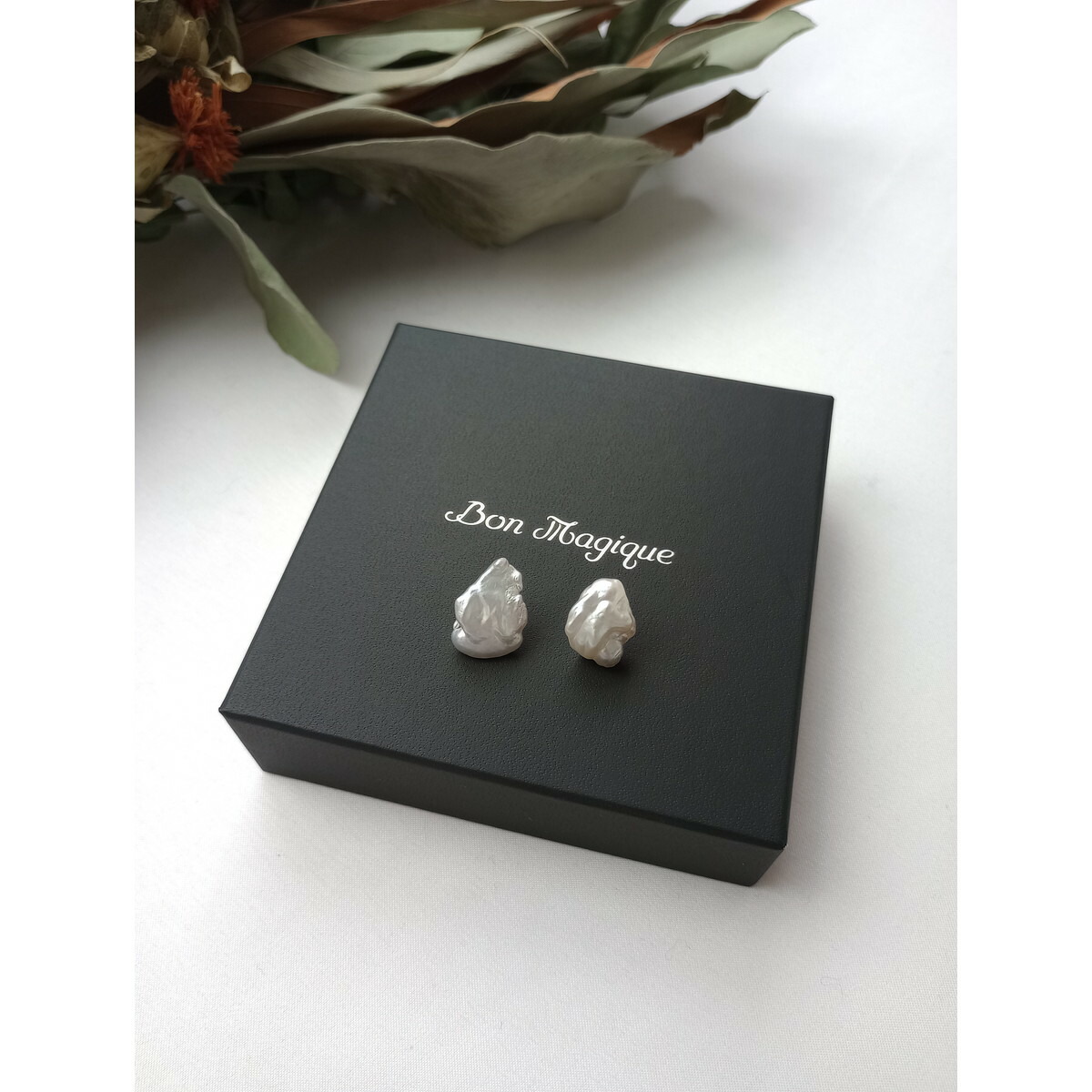 楽天市場】Bon Magique ボンマジック 【美品】124124 K18 11mm 黒蝶