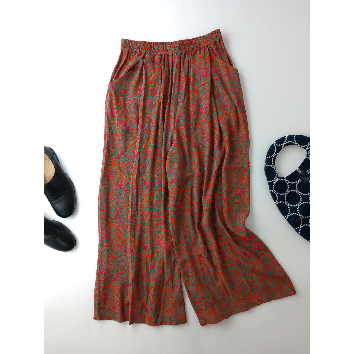 24AW HOUSE OF LOTUS ハウス オブ ロータス トライバル プリント ワイド 総柄 パンツ M【中古】|Branica Republic