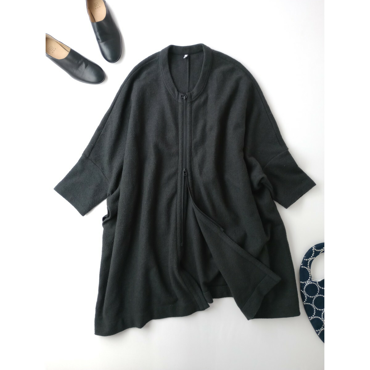 楽天市場】FIRMUM フィルマム ノーカラー 長袖 ジャケット コットン 綿