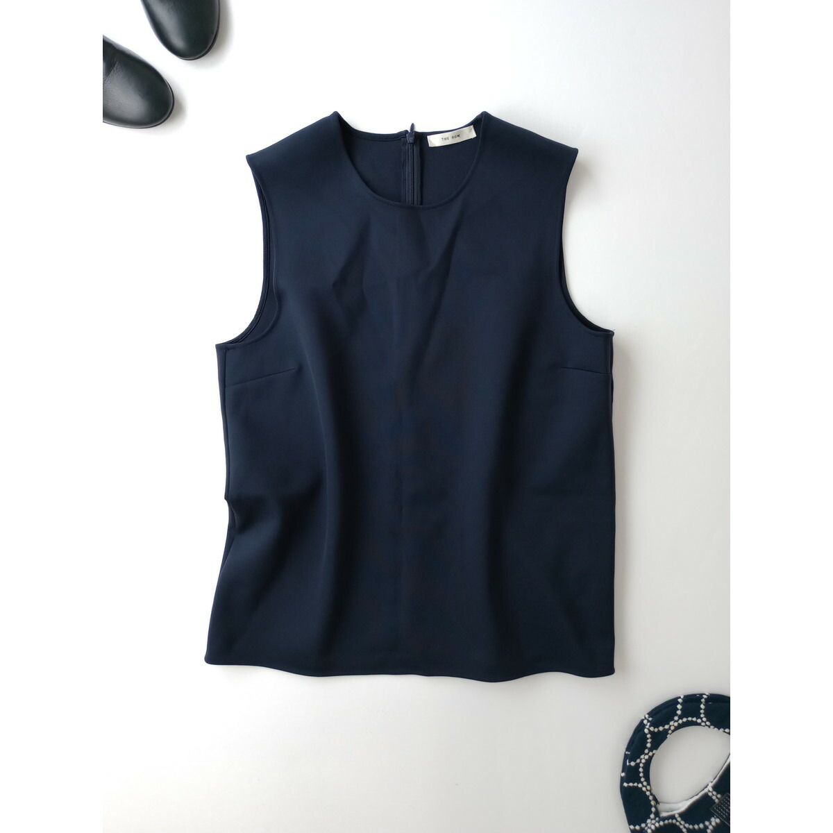 THE ROW ザ ロウ 22SS Gianico silk-blend turtleneck top ノースリーブニットトップス  キャメル M ITLAEDCPUSYO imgrc0100999946.jpg