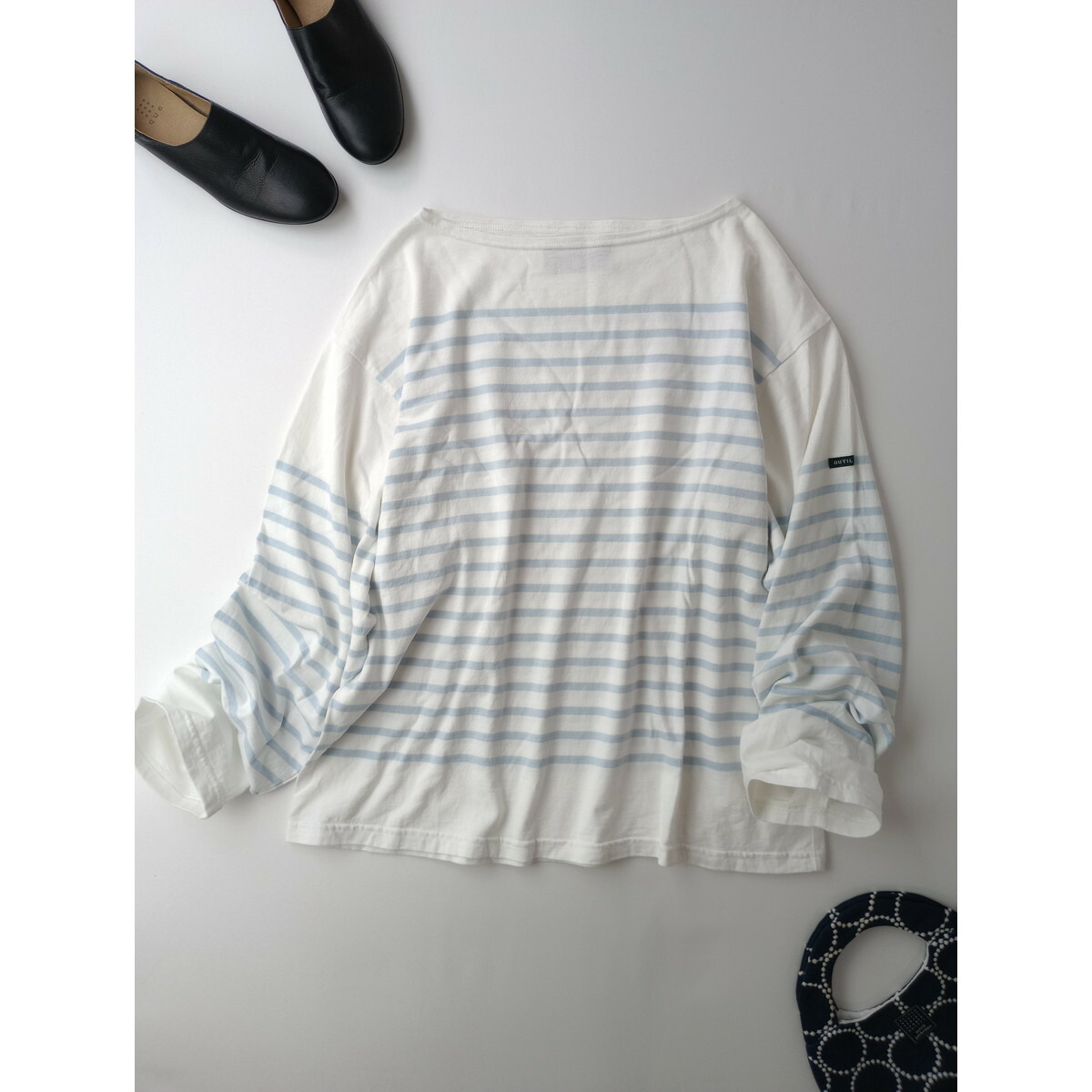 楽天市場】【中古】 OUTIL (ウティ) TRICOT AAST バスクシャツ 1 WHITE