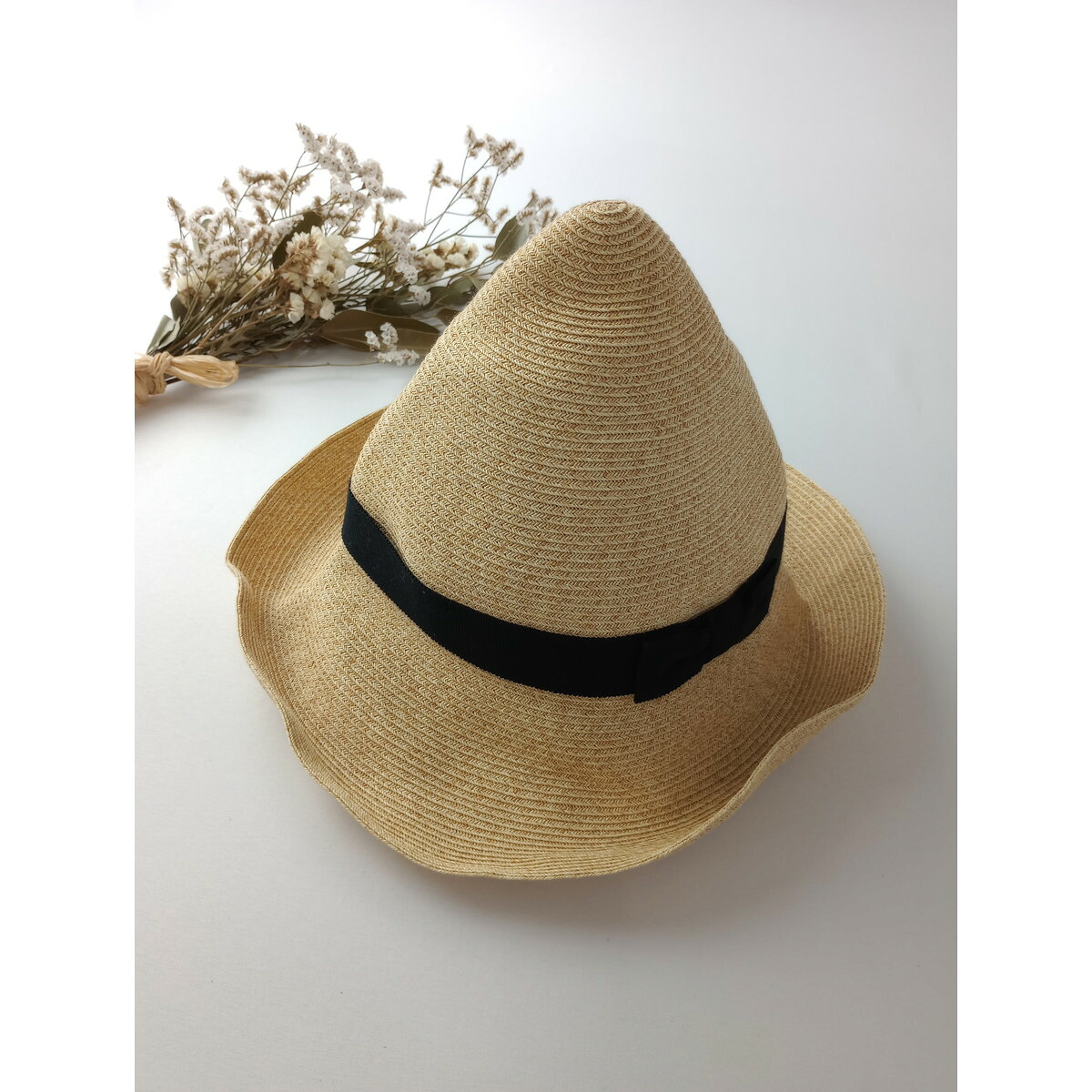 楽天市場】wicagrocery ウィカグロサリー ストローハット 麦わら帽子
