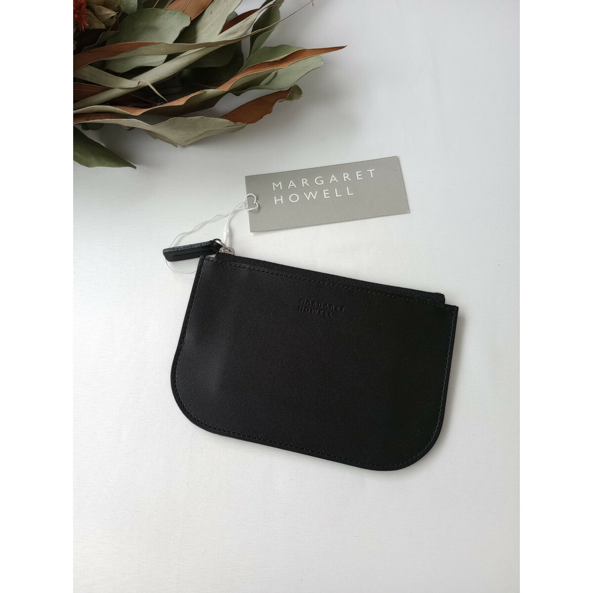 新品 マーガレットハウエル MARGARET HOWELL 黒 ブラック レザー ケース ポーチ｜Branica Republic 11,026円