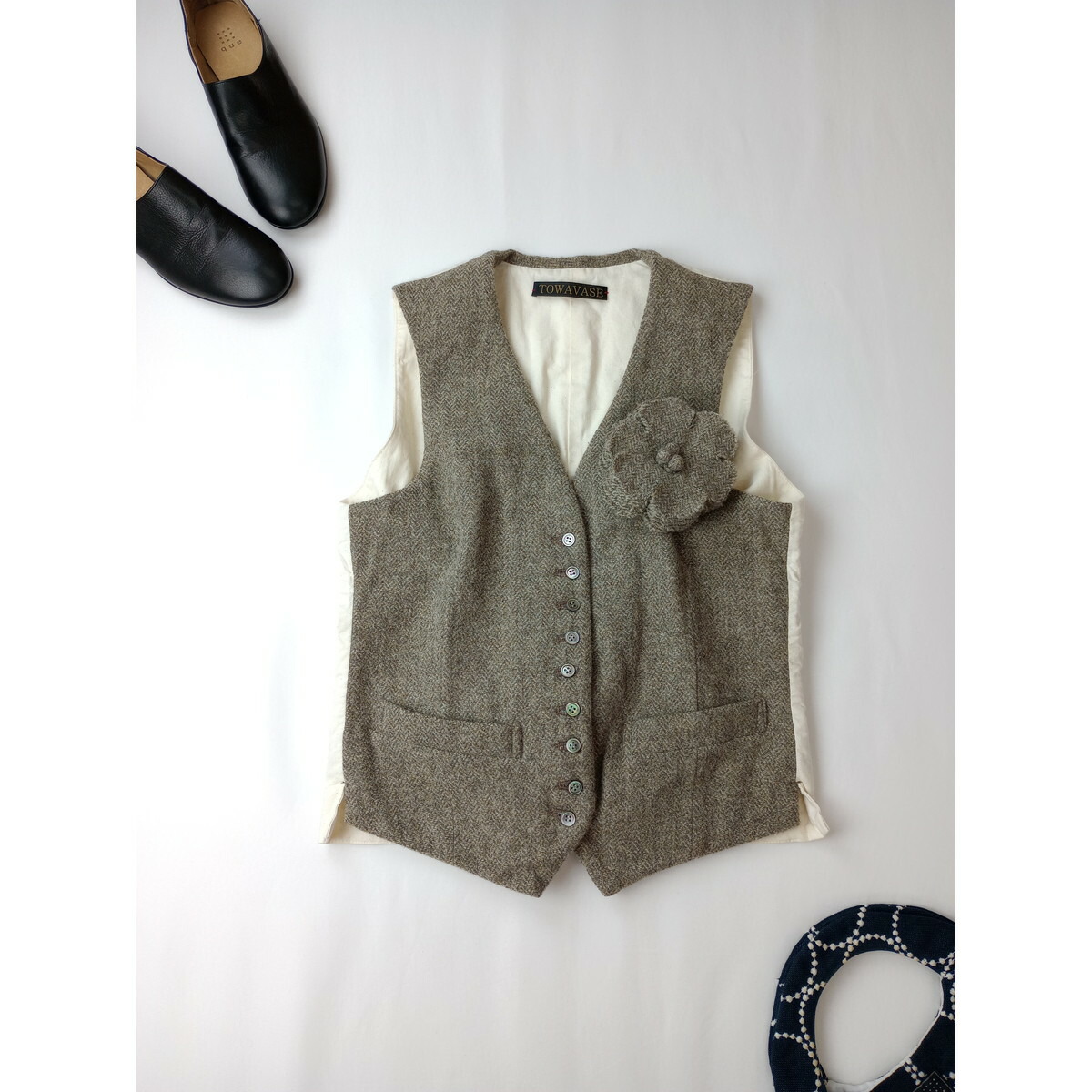 楽天市場】TOWAVASE トワヴァーズ Sashiko ブラウス トップス