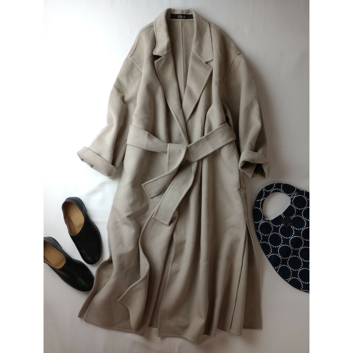 楽天市場】BLAMINK ブラミンク ウール ダブル フェイス ラップ ノー