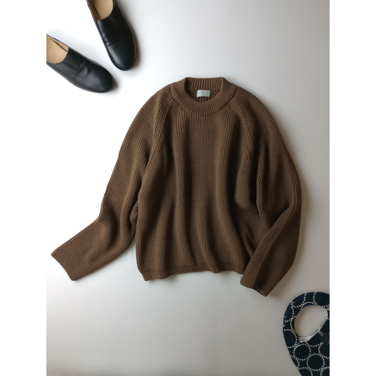 楽天市場】22AW MARGARET HOWELL マーガレットハウエル CORD YARN WOOL コードヤーン ウール 長袖 ニット セーター  ブラウン 2【中古】 : Branica Republic