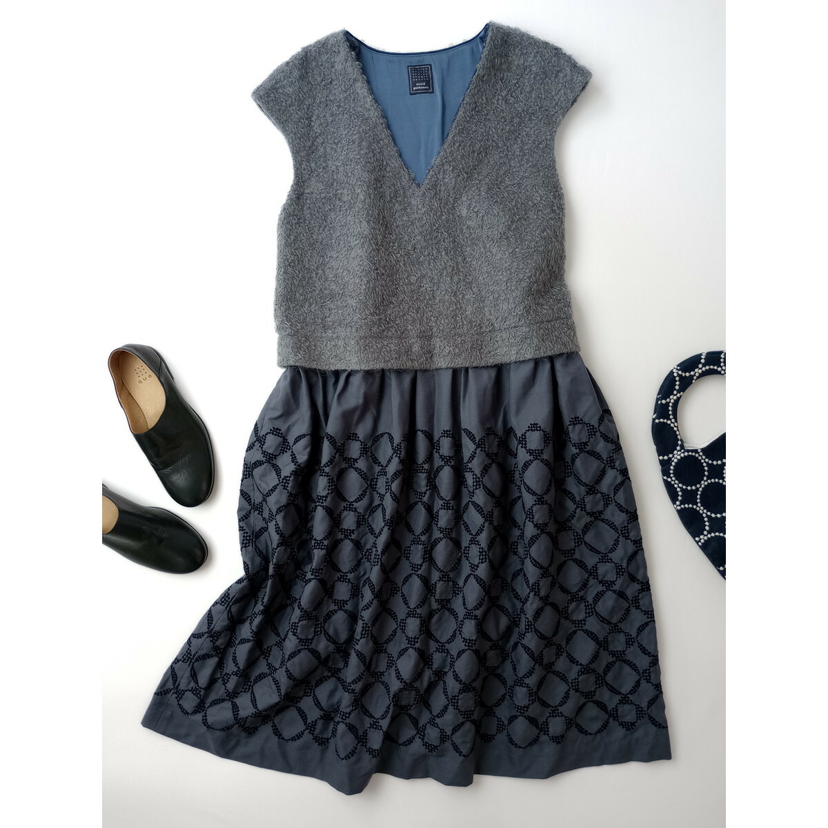 楽天市場】mina perhonen ミナペルホネン capsella ワンピース 半袖