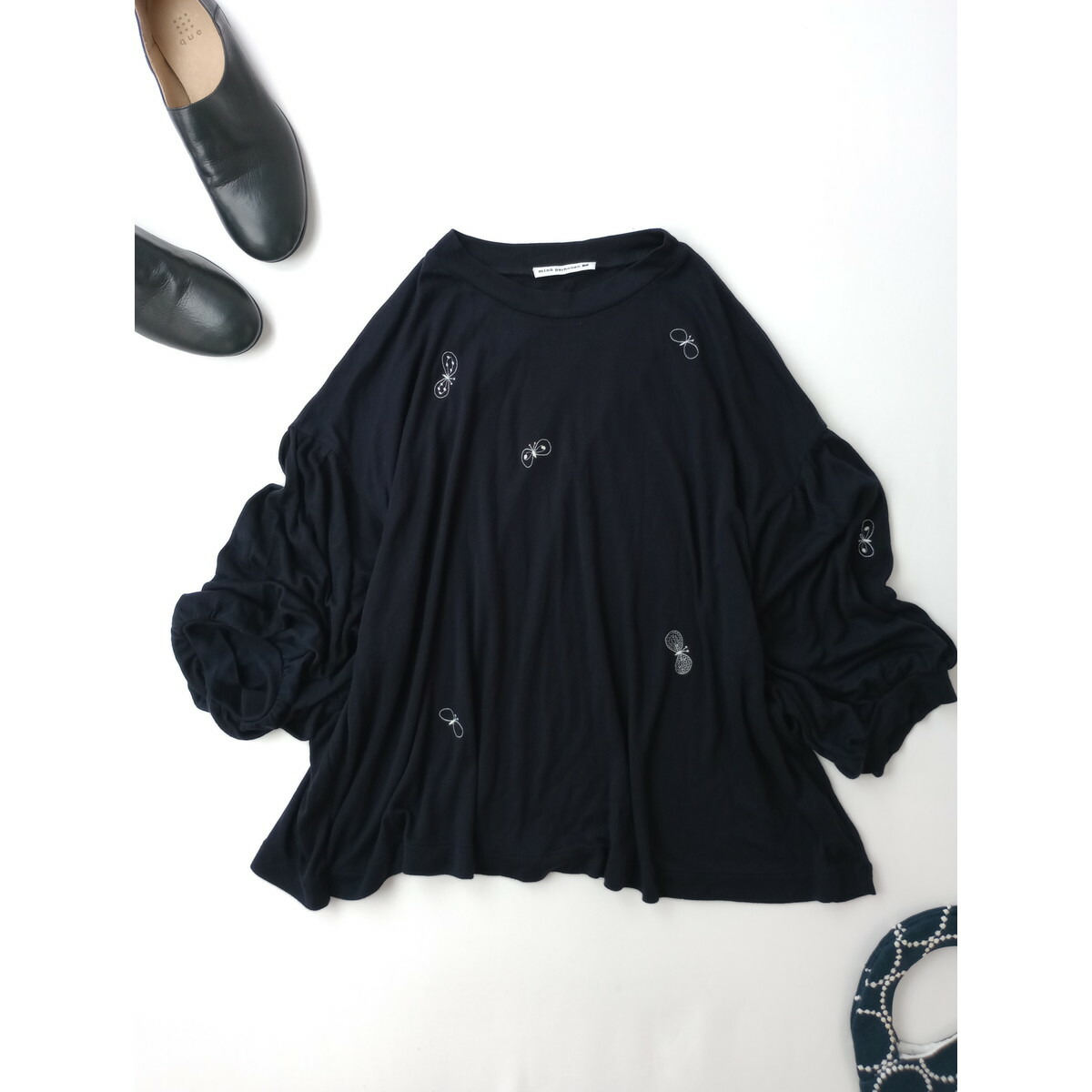 ミナペルホネン ニット travel mina perhonen ミナ ペルホネン travel タートルネック ニット