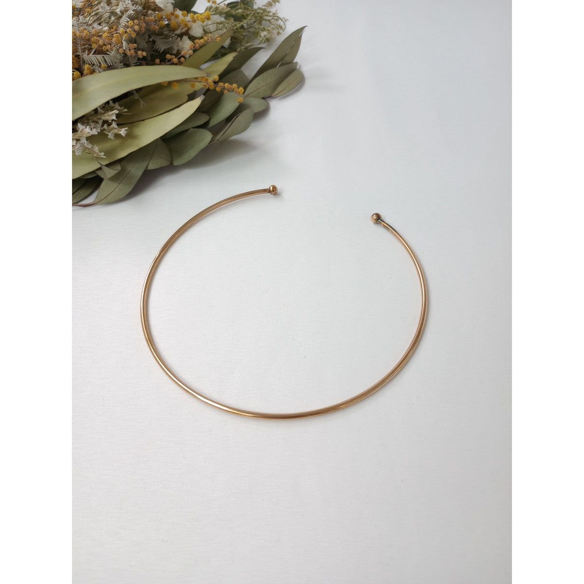 MONICA CASTIGLIONI モニカカスティリオーニ C-FILO CONTINUO-01 / Bronze チョーカー ネックレス アクセサリー ゴールド 【中古】｜Branica Republic