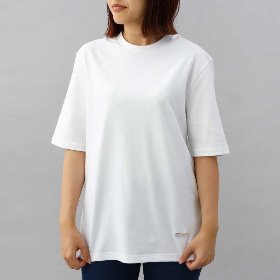 ジルサンダー レディース Tシャツ J02GC0109 Sサイズ ブラック 001 半袖 ロゴ シンプル 上質 定番