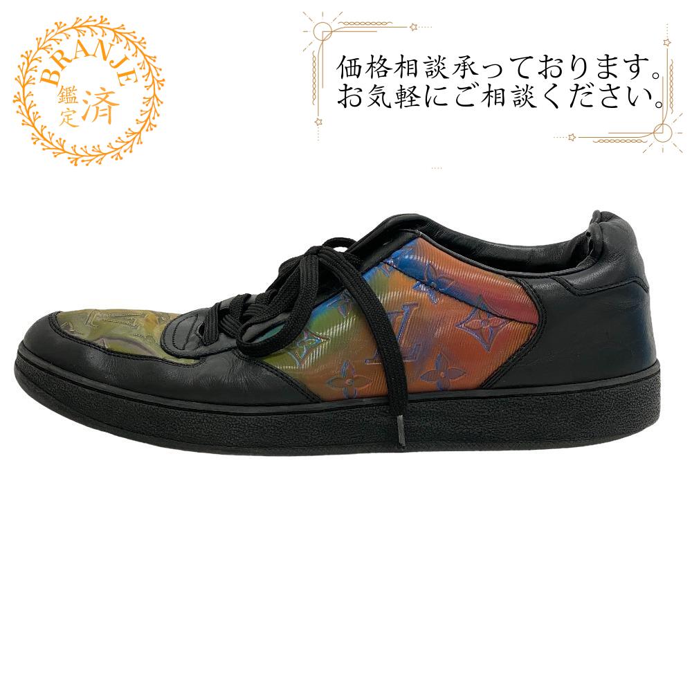 LOUIS VUITTON ルイヴィトン ルイヴィトン 25珊 2021年 リヴォリライン 虹霓 スニーカー 黒いこと