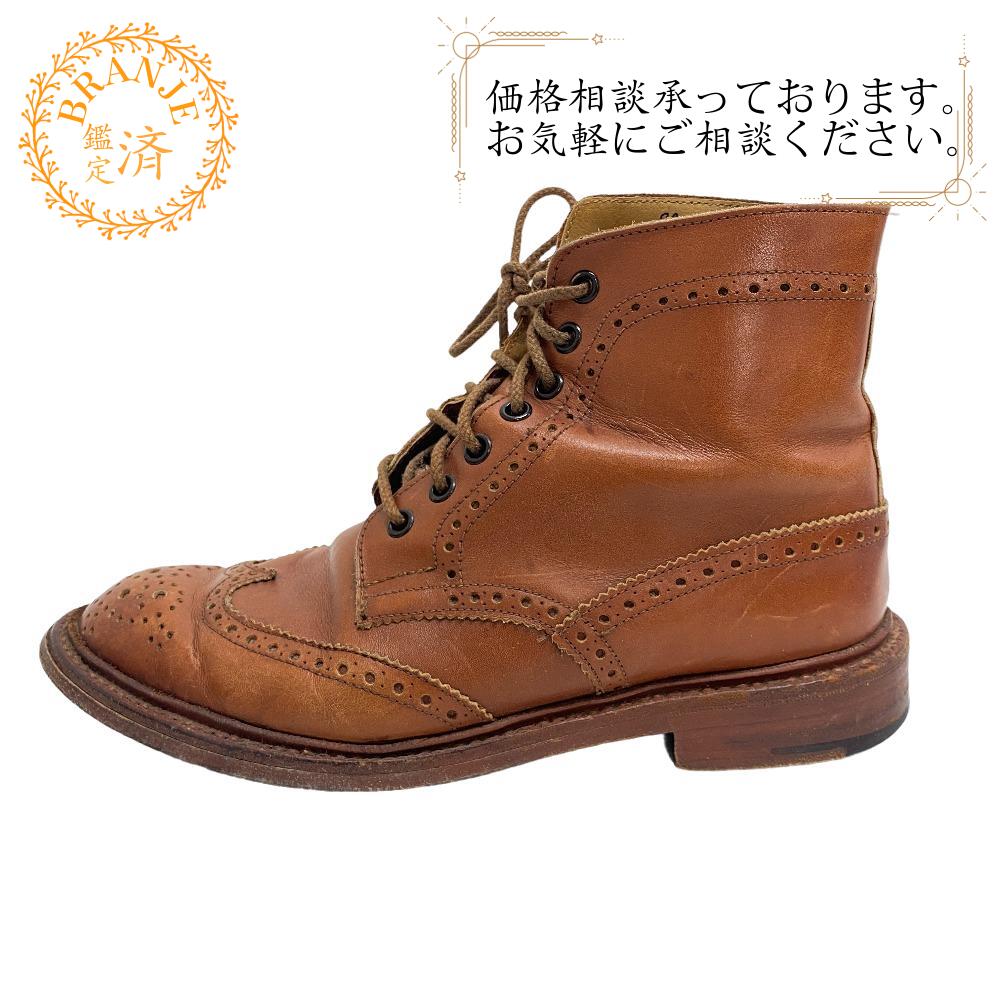 楽天市場】トリッカーズ Uチップブーツ レザーソール(M6356)Tricker's