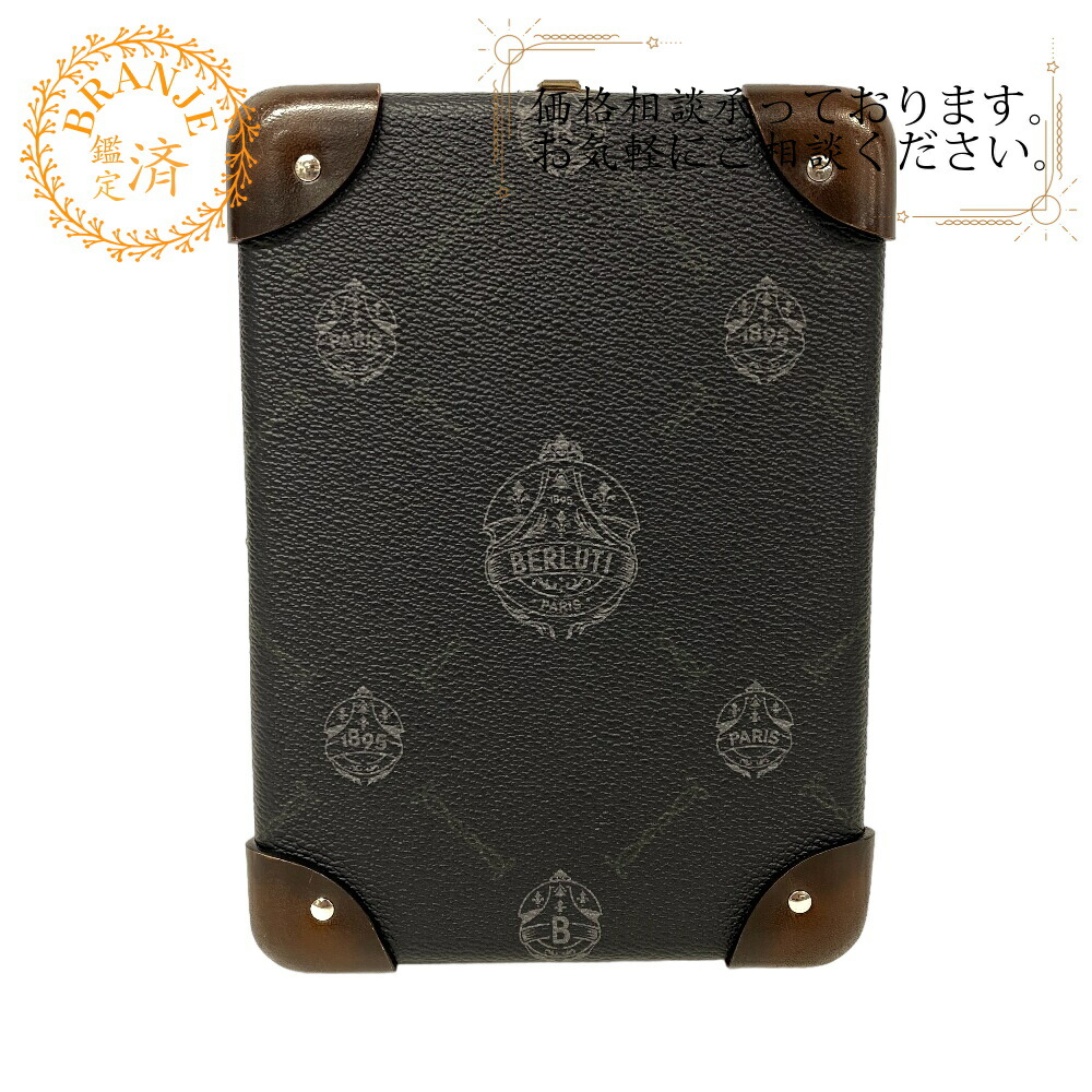 ほぼ新品　Berluti シグネチャー ドラム型 クロスボディ　ショルダーバッグ ほぼ新品 Berluti シグネチャー ドラム型 クロスボディ ショルダーバッグ