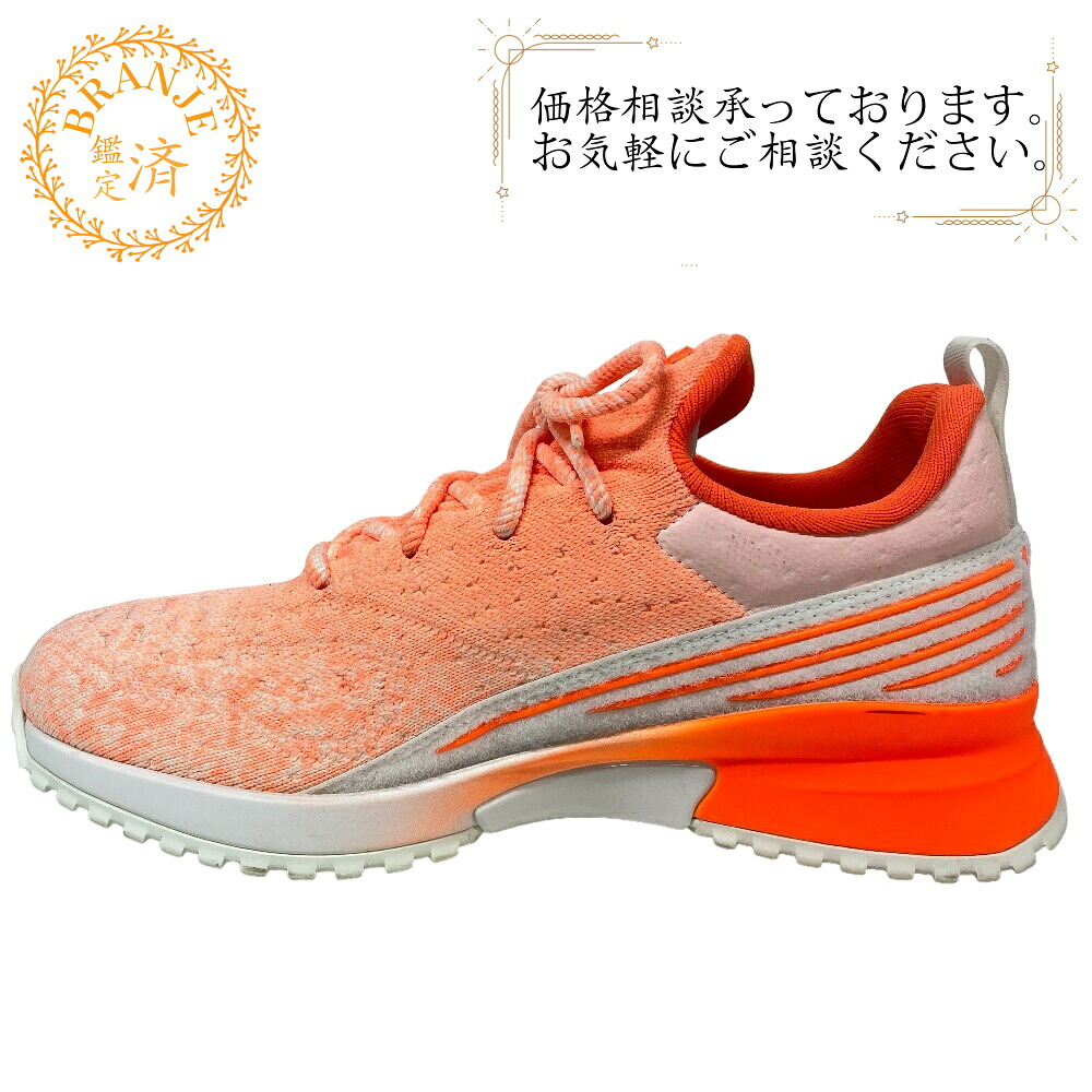 LOUIS VUITTON ルイヴィトン ルイヴィトン 23.5 V.N.R伝達ルート 6 LVロゴタイプ スニーカー オレンジ色