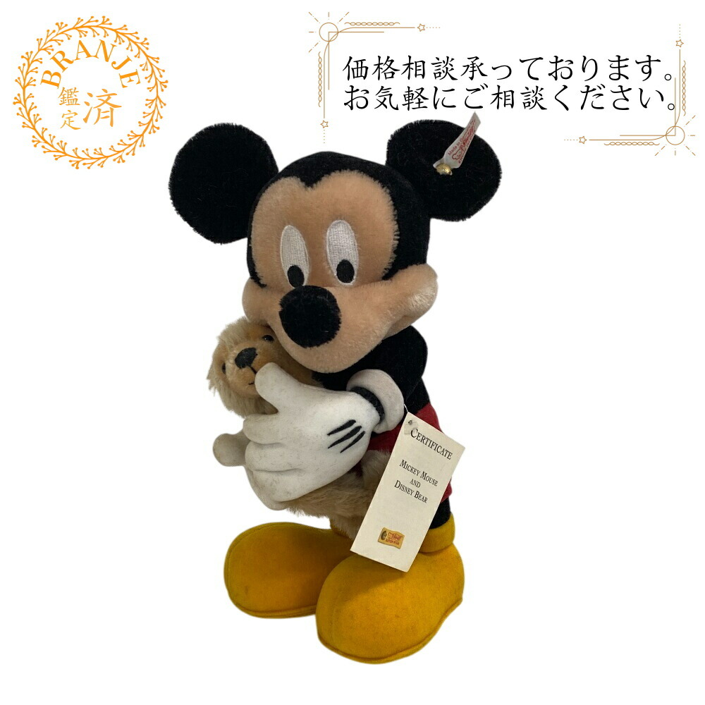 楽天市場】シュタイフ steiff ミッキー＆ミニー ぬいぐるみ 誕生70周年