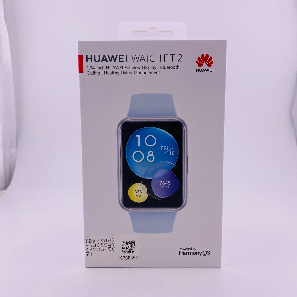 毛革通い路 HUAWAI YDA-B09S ウォッチフィット2 GPSスマートウォッチ Bluetooth?電話を掛ける 活動的模範例 余分の物雑貨 青み ユニ一発やる
