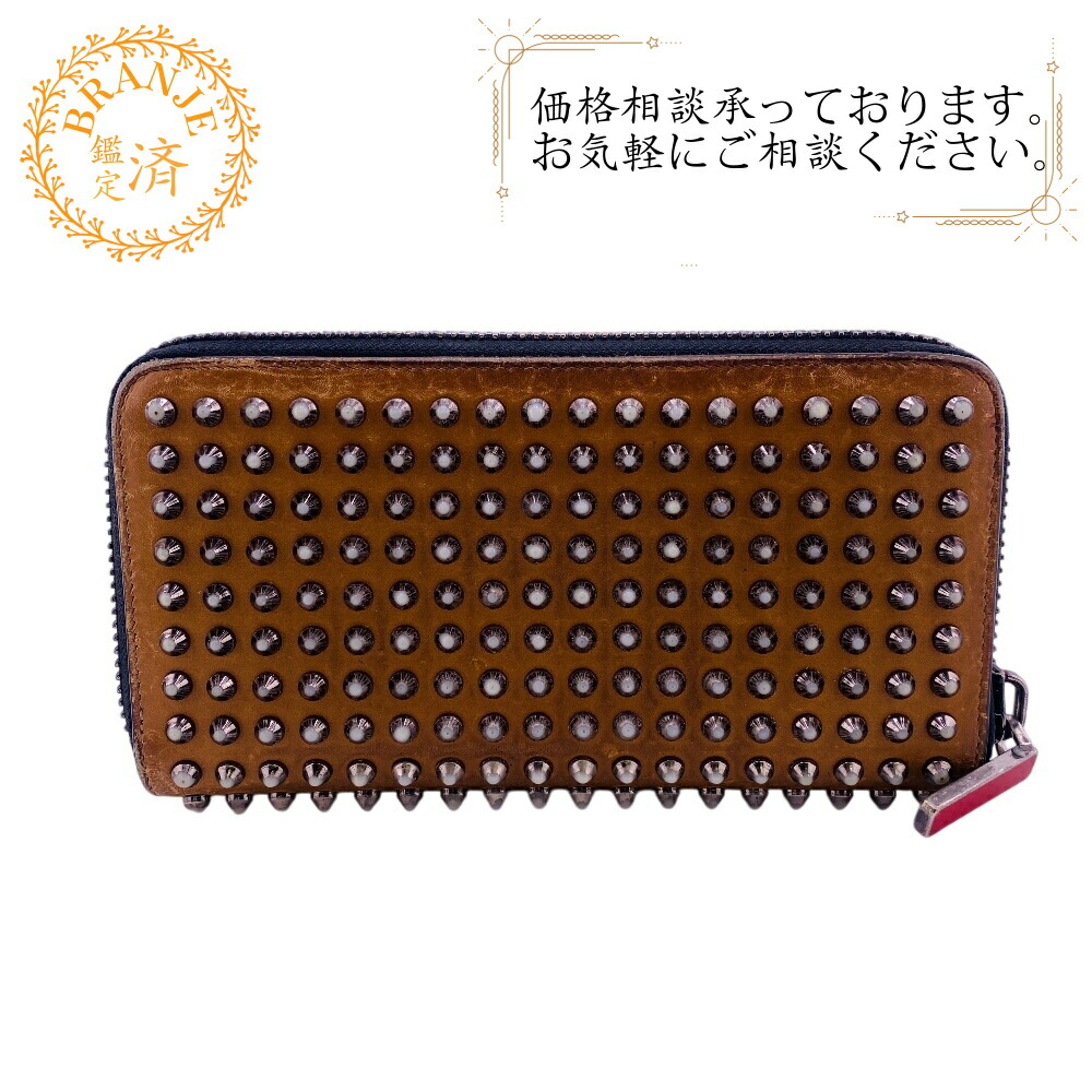 クリスチャンルブタン 財布 バイマイサイド 3235083 ブラウン クリスチャンルブタン 財布 バイマイサイド 3235083 ブラウン