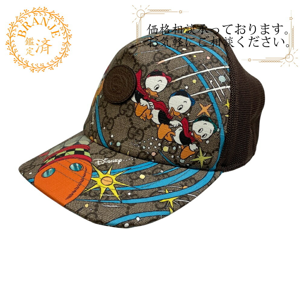 美品GUCCI ミッキーコラボ　ベースボールキャップ GUCCI ミッキーマウス柄 ベースボールキャップ - メルカリ