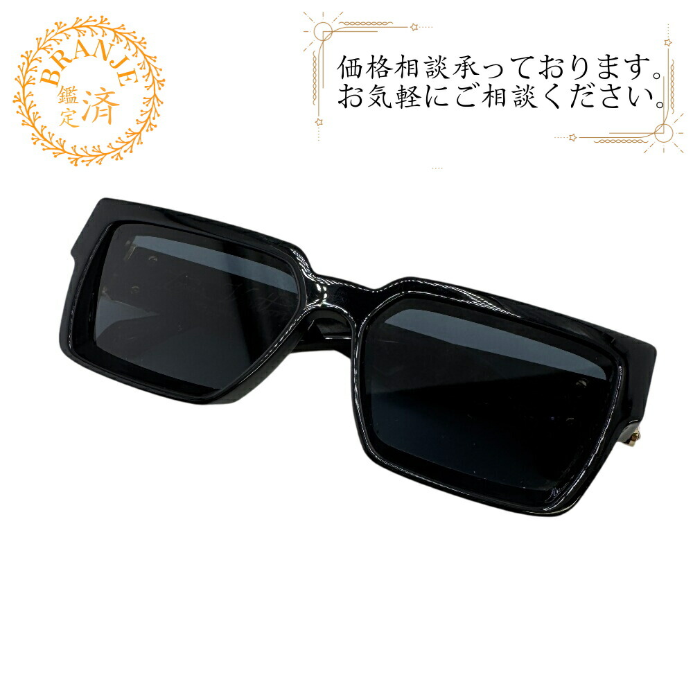 【美品】7F151/ルイヴィトン/サングラス/モノグラム/ラウンド/ブラック/黒 美品】7F151/ルイヴィトン/サングラス/モノグラム/ラウンド