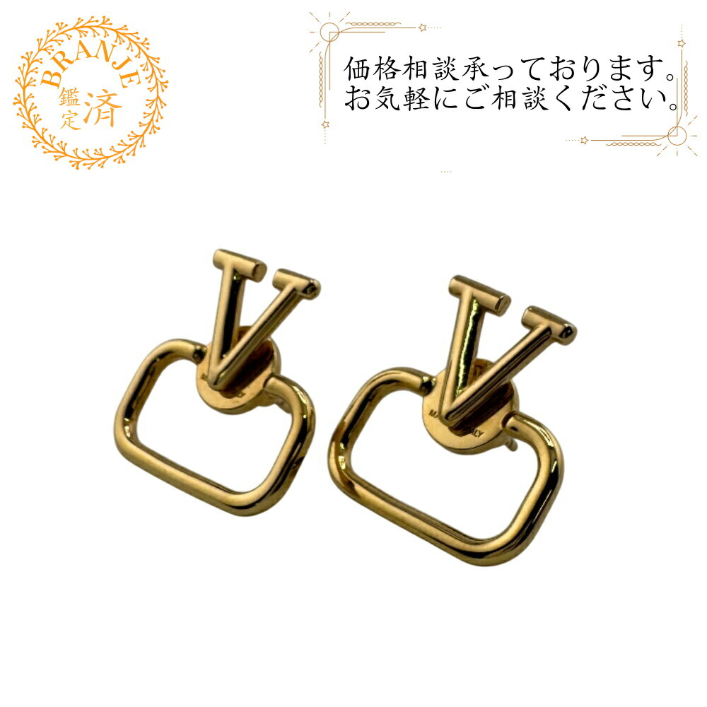VALENTINO ピアス Vロゴ ゴールド 美品 楽天市場】ヴァレンティノ ピアス Vロゴ ゴールド レディース