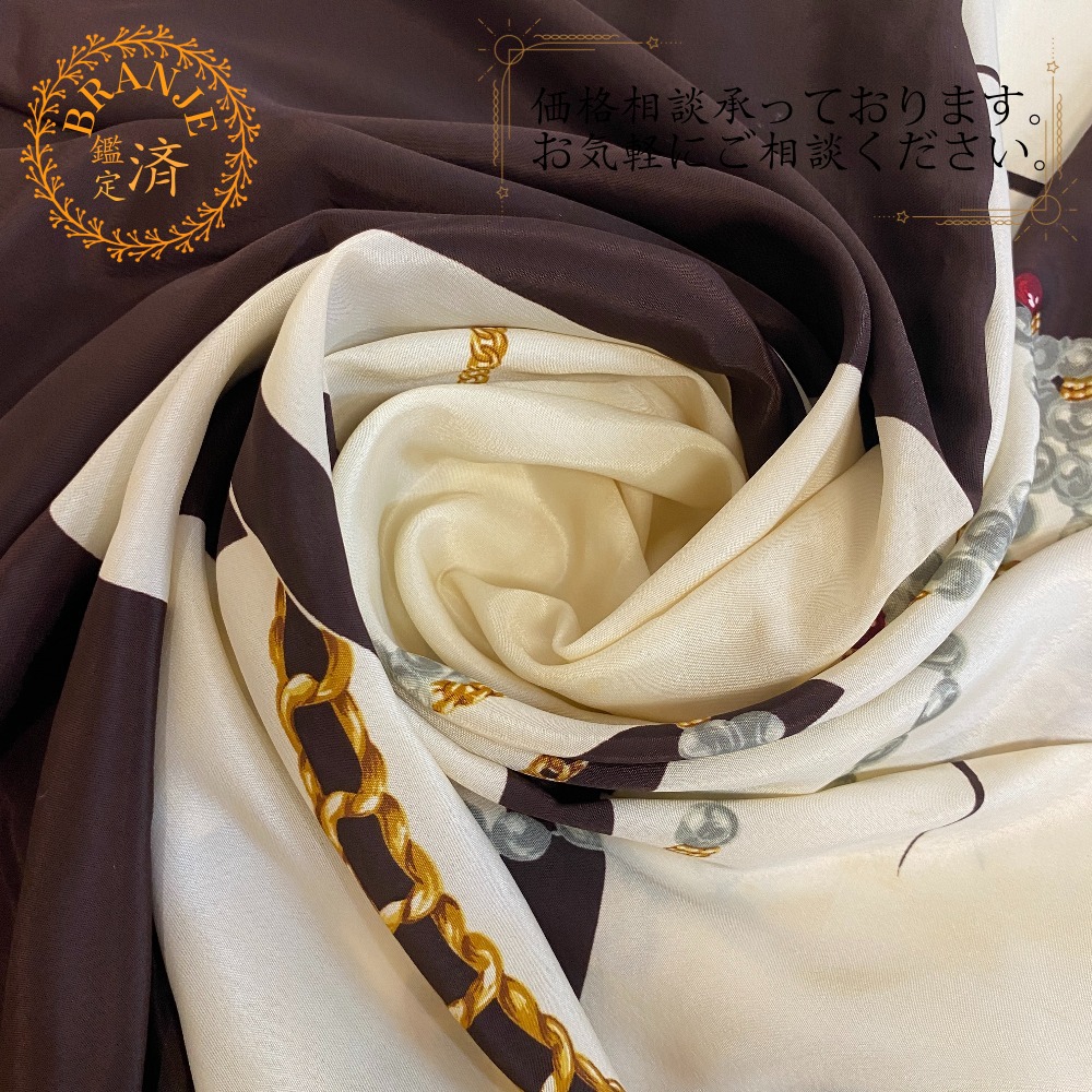 楽天市場】CHANEL シャネル スカーフ マドモアゼル シルエット レッド