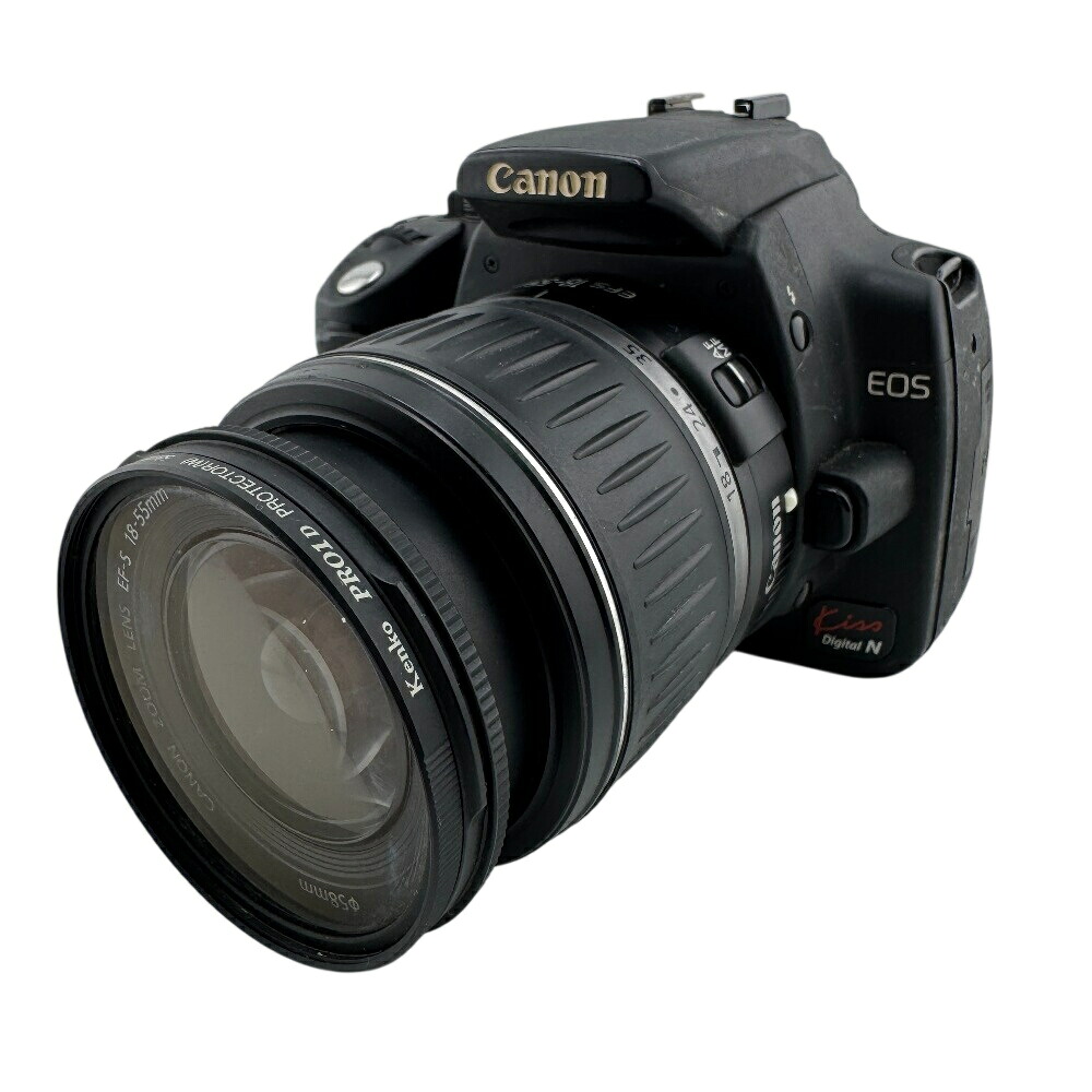 canon 加農砲 EOS Kiss 18-55粍 1:3.5-5.6 写真機 黒いこと