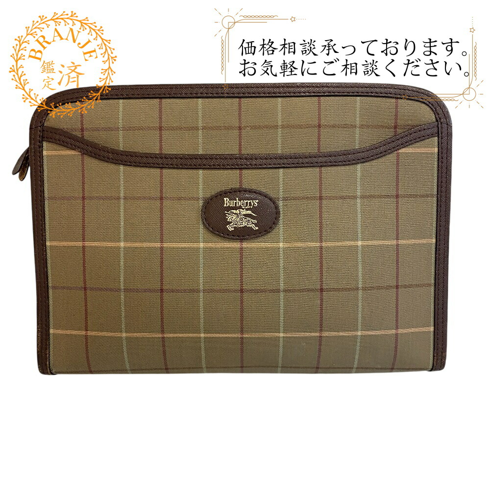 楽天市場】バーバリー トラベルポーチ メンズ 8070279 クラッチバッグ