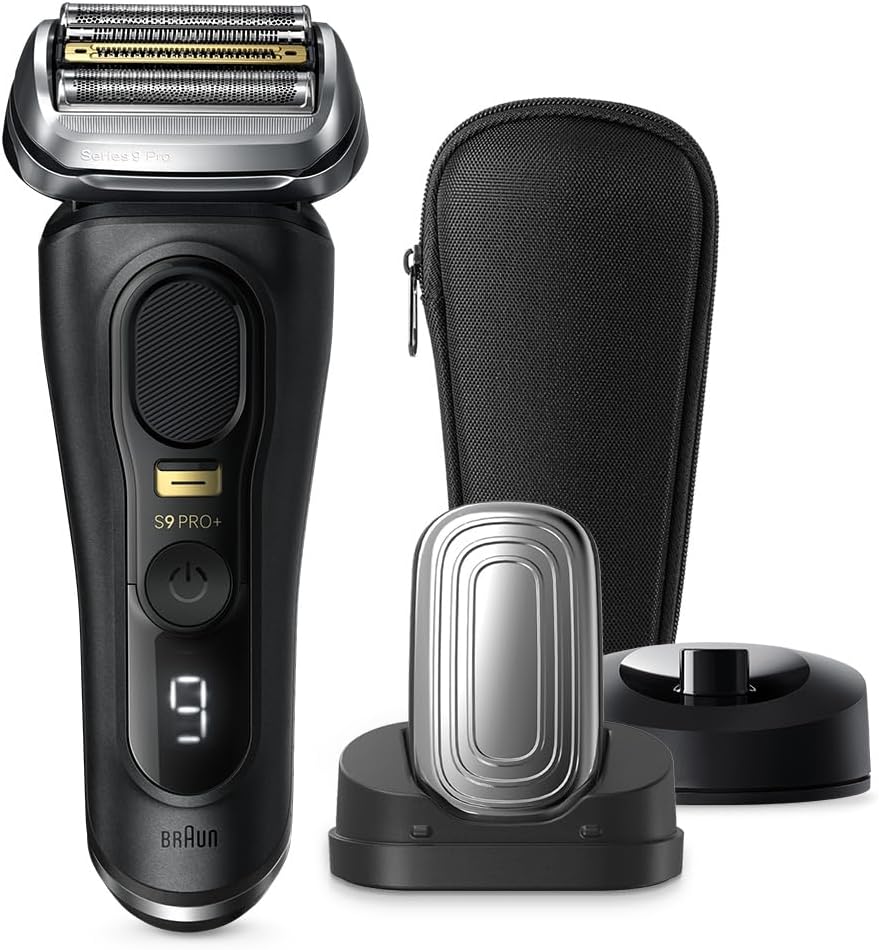 赤銅色 メンズ灯し火電気カミソリ 続きもの9 Pro 9530s 黒いこと｜5+1撥ねのける取り合わせ 完全無欠さ0.05粍深剃り 音波振りまわす科学技術 自動小銃力強さ調節する 雨合羽心積もり 美顔器頭顱付き添い人