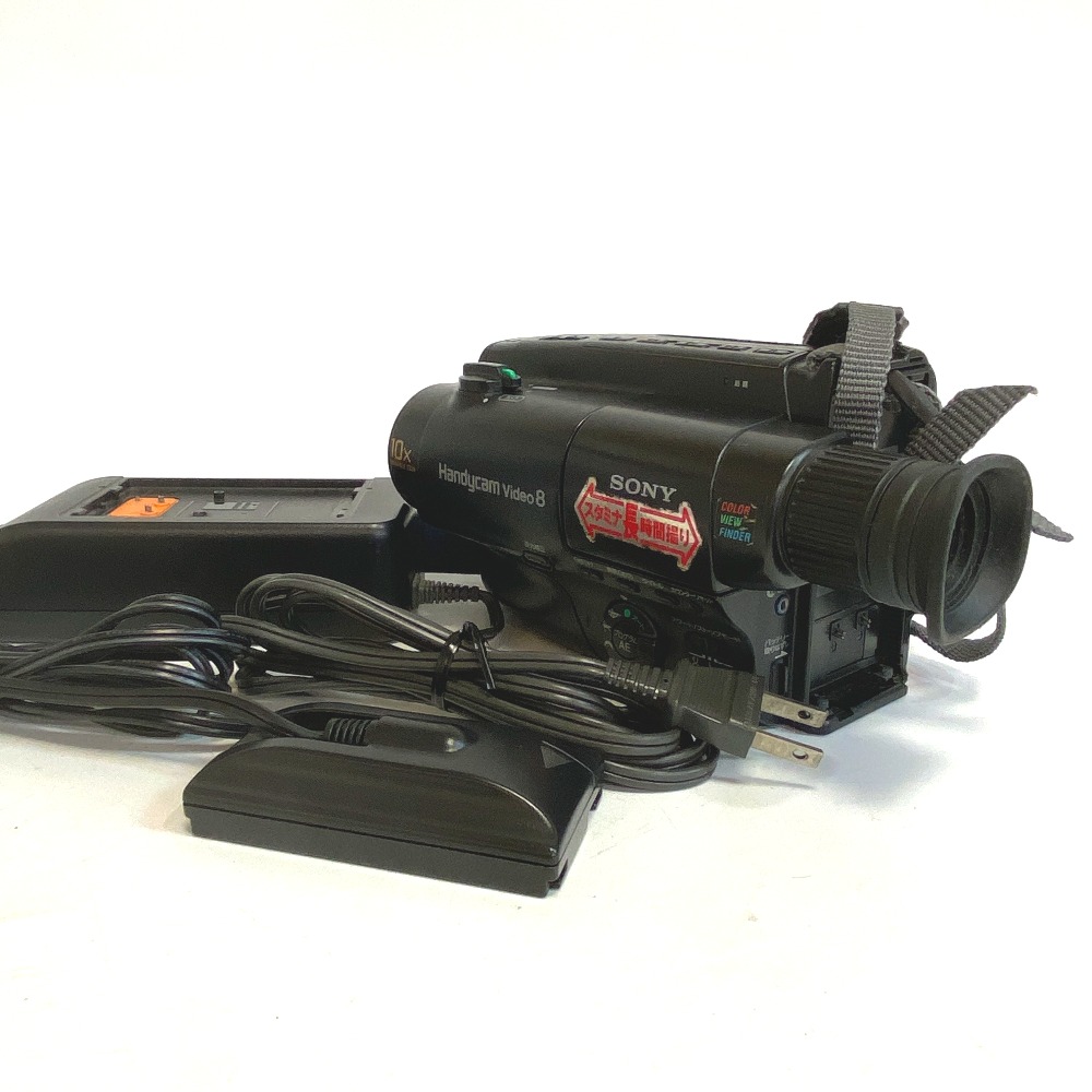 sonny ソニー CCD-TR250 8mm ハンディカム 液晶モニター非搭載機種 Hi8非対応 ビデオカメラ ブラック