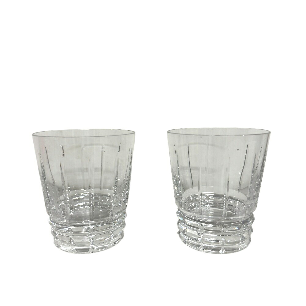 Baccarat バカラ アルルカン ロックグラス ペアグラス 2点セット まとめて ブランド カップ コップ クリスタルガラス 食器 透明 ユニセックス|BRANJE 店