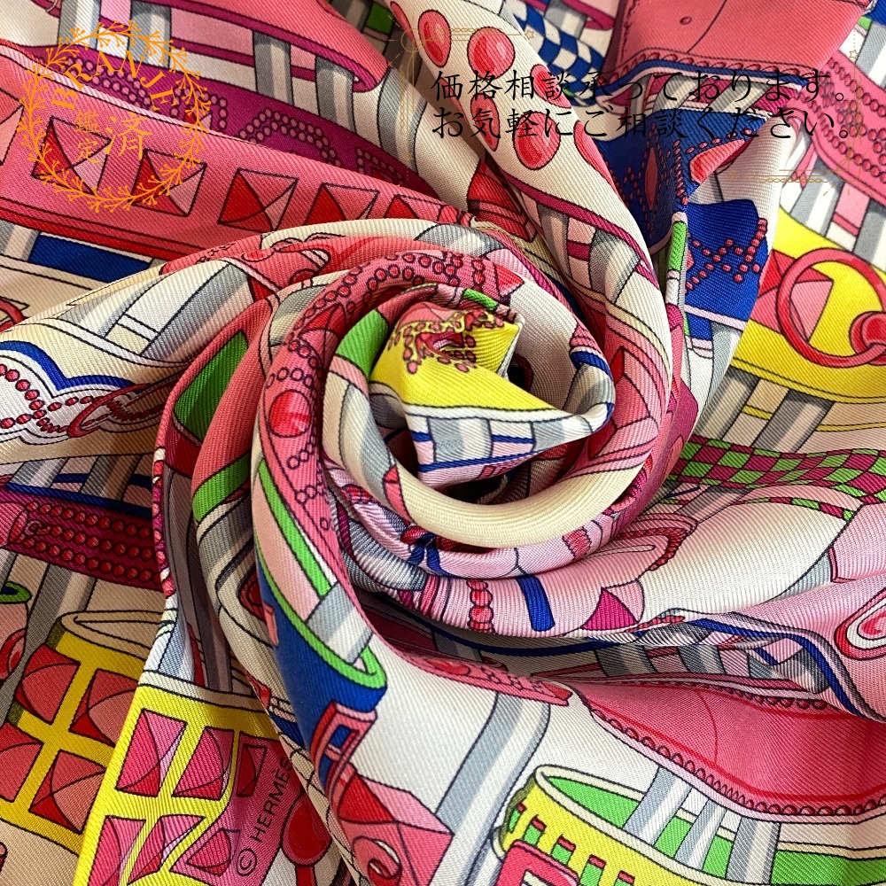 楽天市場】≪新品≫エルメス ツイリー 「colliers et chiens/首輪と犬